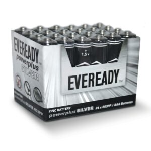 Eveready Batteries Powerplus Silver Size AAA 1.5v (24 per pack)