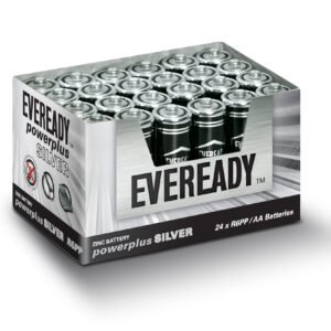Eveready Batteries Powerplus Silver Size AA 1.5v (24 per pack)