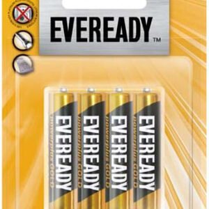 Eveready Batteries Powerplus Gold Size AAA 1.5v (4 per pack)