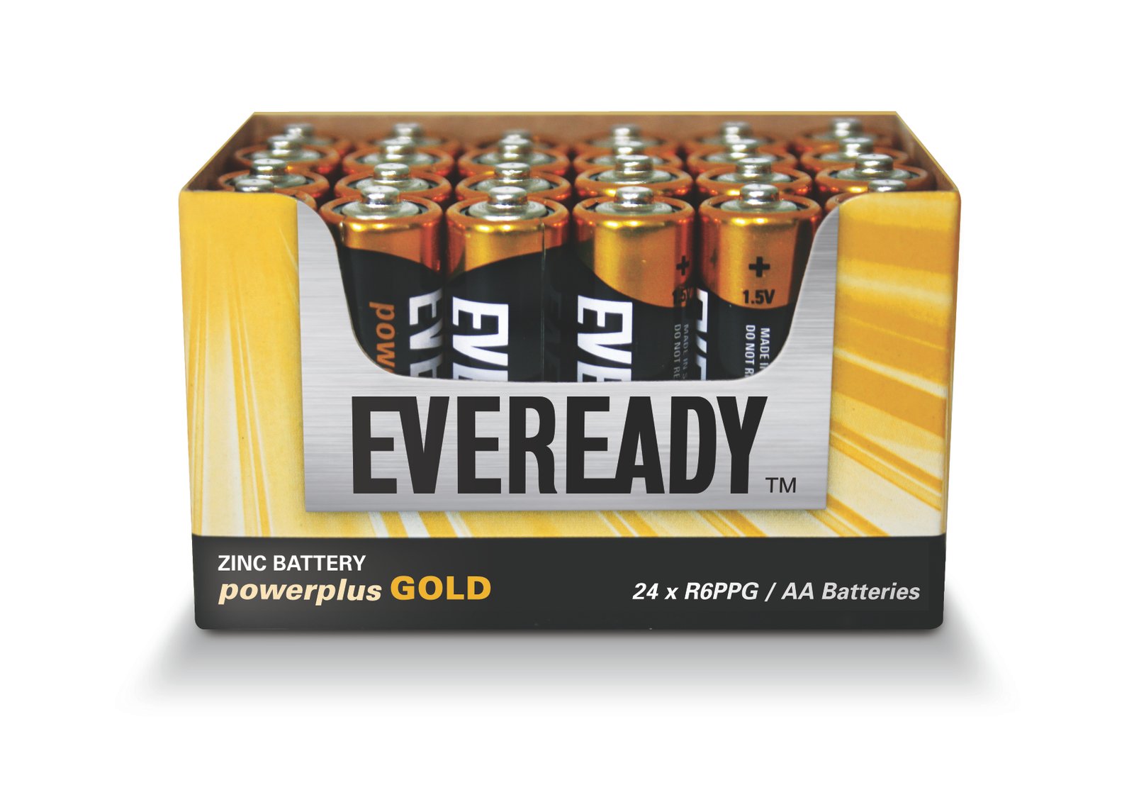 Eveready Batteries Powerplus Gold Size AA 1.5v (24 per pack)